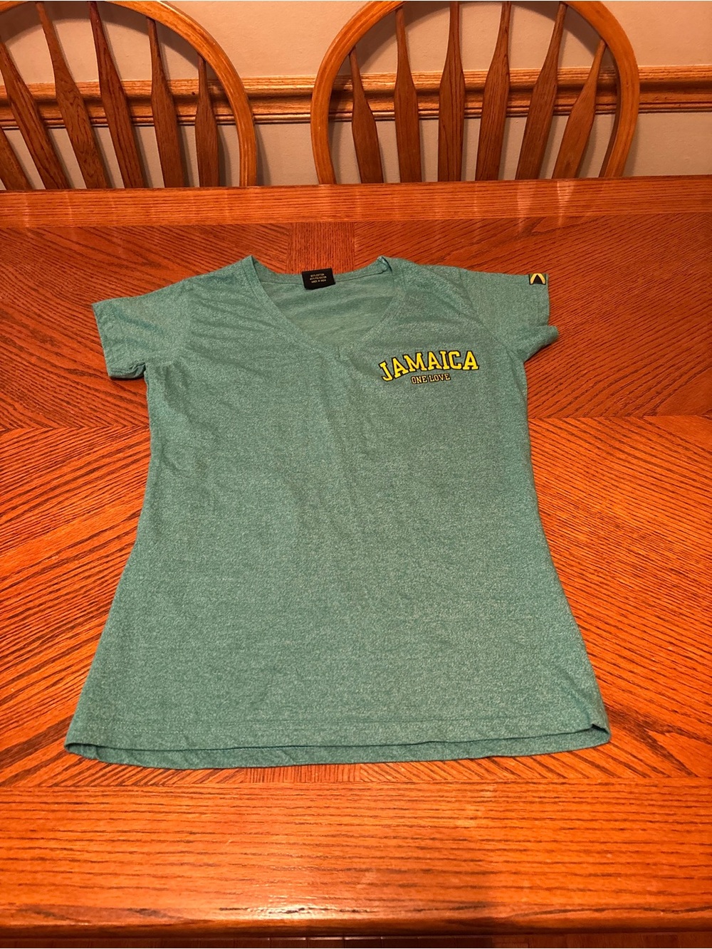 Jamaica V-Neck Short Sleeve Tee - Teal
